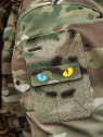 M-TAC Naszywka Kocie Oczy CAT EYES LASER Cut multicam-żółto-zielona fluorescencyjna