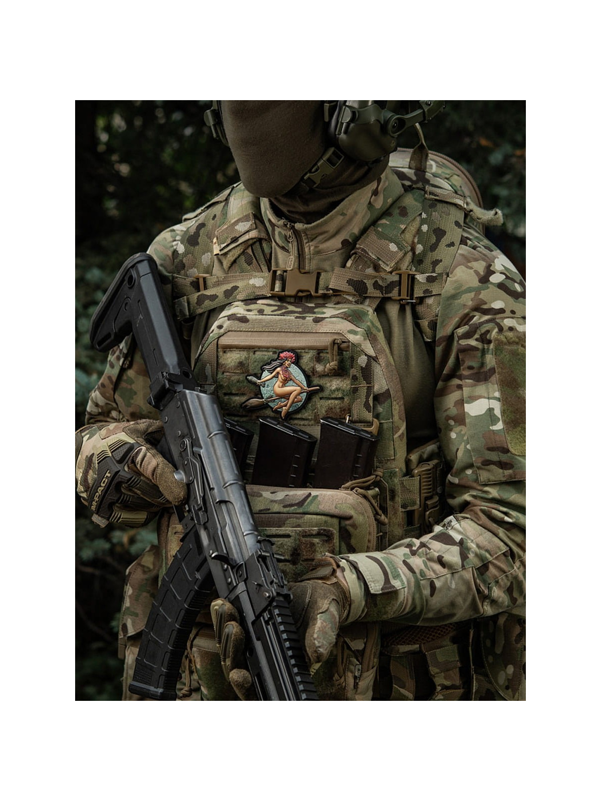 M-TAC Naszywka 3D Tactical Girl Nr11 RPG PVC Wiedźma