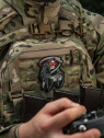 M-TAC Naszywka FPV Operator Śmierć PVC Czarno-Szara