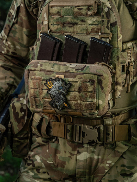 M-TAC Naszywka KONIK morski PVC Coyote