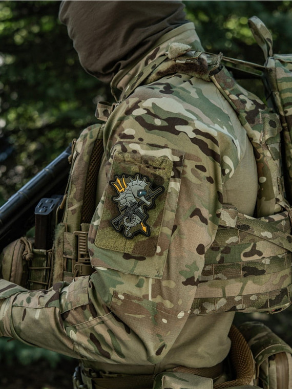 M-TAC Naszywka KONIK morski PVC Coyote