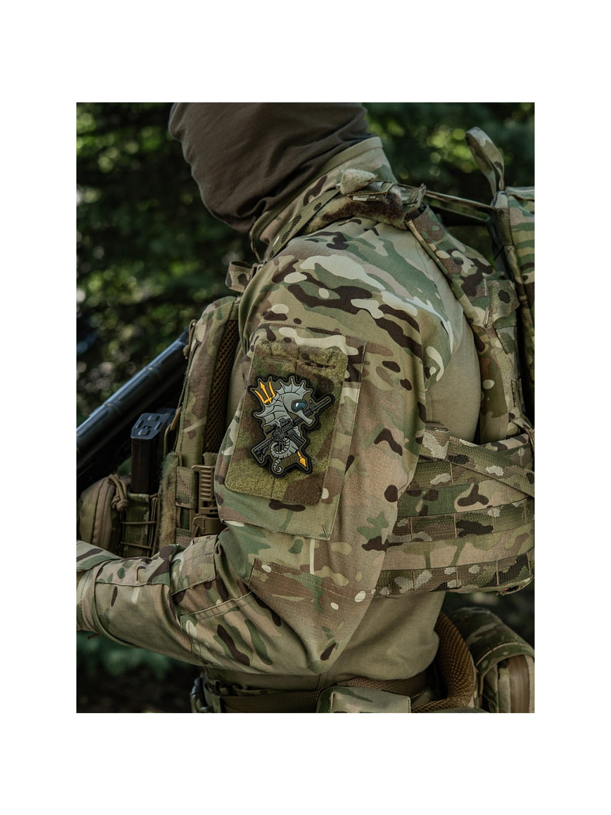 M-TAC Naszywka KONIK morski PVC Coyote