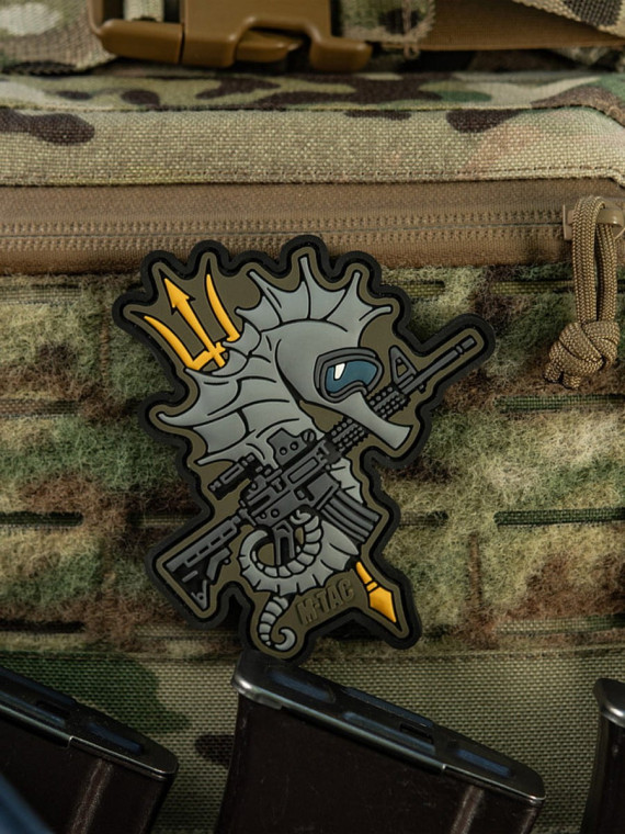 M-TAC Naszywka KONIK morski PVC Coyote