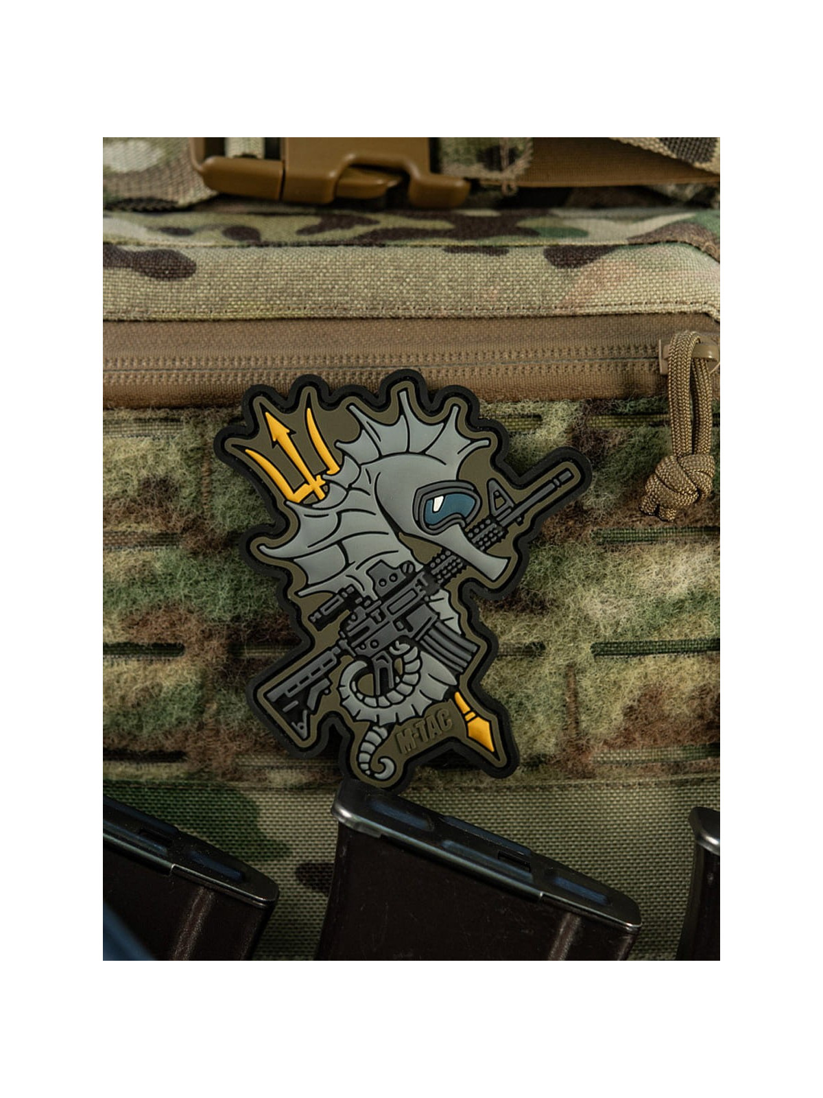 M-TAC Naszywka KONIK morski PVC Coyote