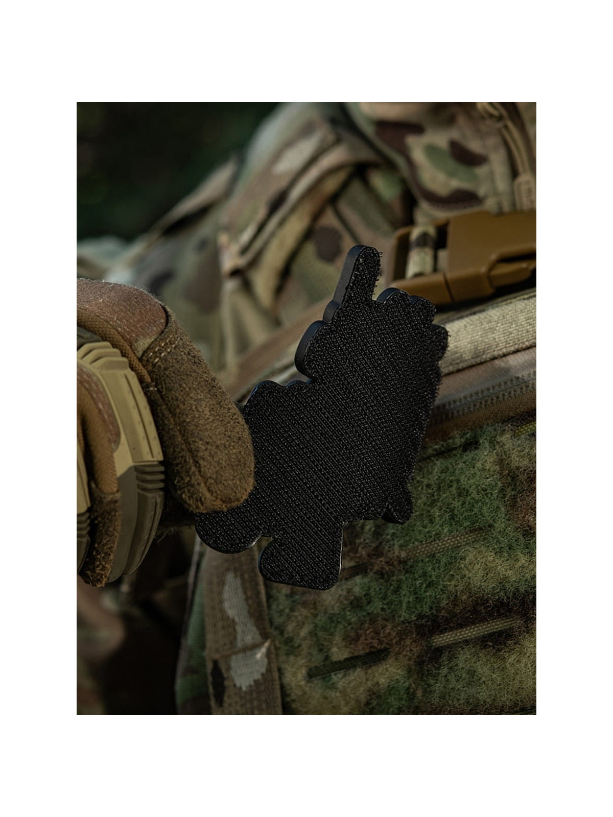 M-TAC Naszywka KONIK morski PVC Coyote