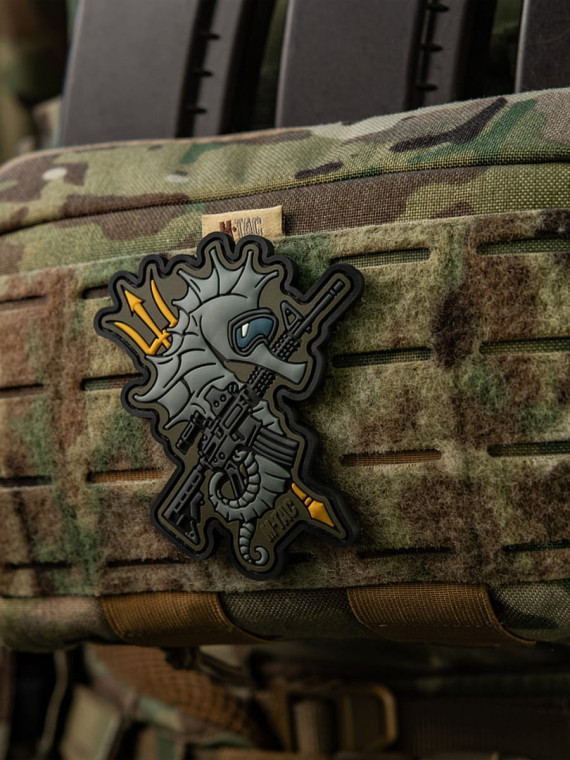 M-TAC Naszywka KONIK morski PVC Coyote