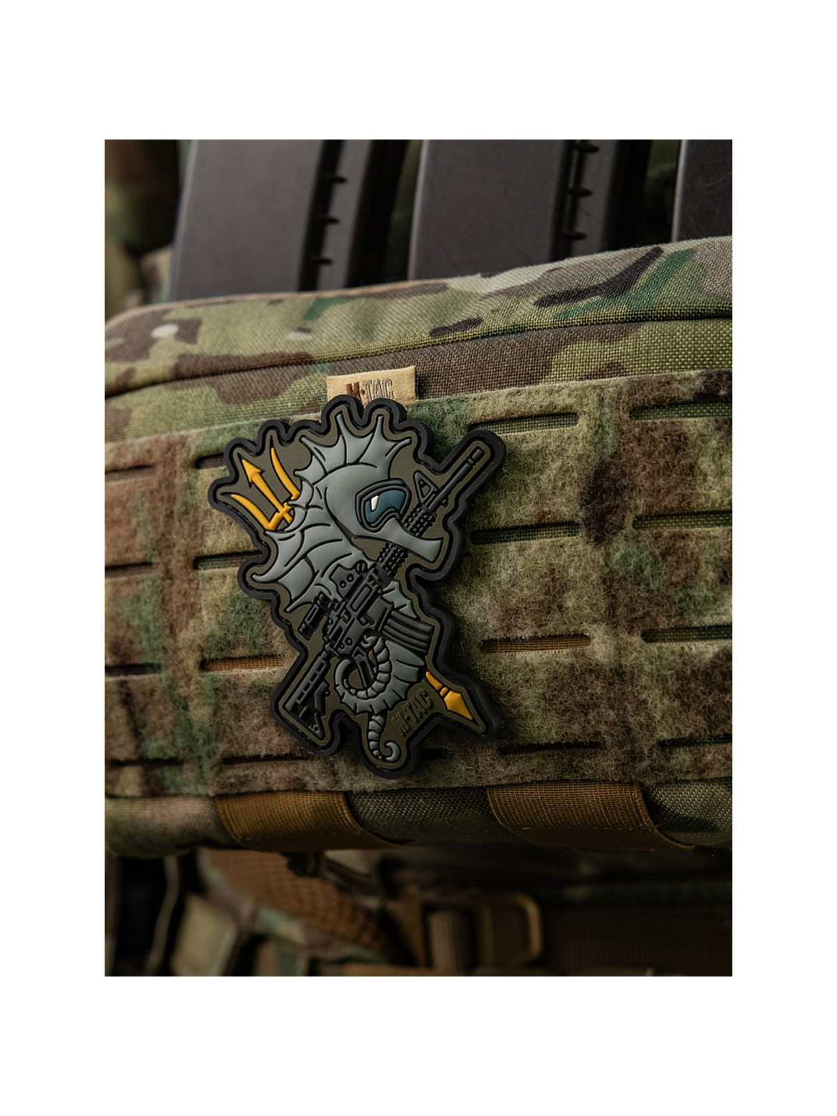 M-TAC Naszywka KONIK morski PVC Coyote