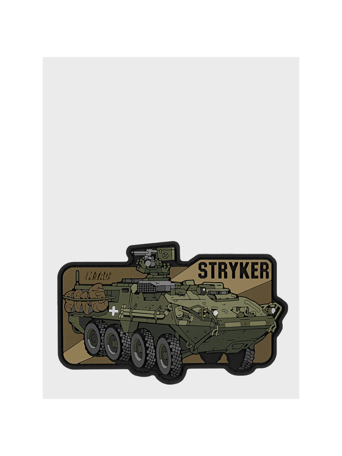 M-TAC Naszywka 3D M1126 Stryker 6,7 x 10,8 cm PVC oliwkowa