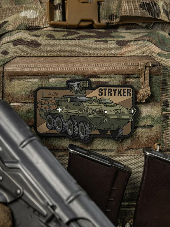 M-TAC Naszywka 3D M1126 Stryker 6,7 x 10,8 cm PVC oliwkowa
