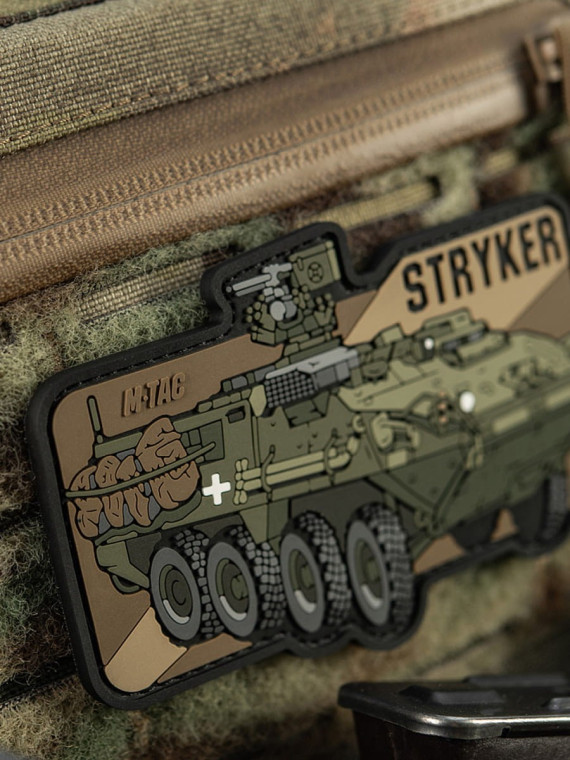 M-TAC Naszywka 3D M1126 Stryker 6,7 x 10,8 cm PVC oliwkowa