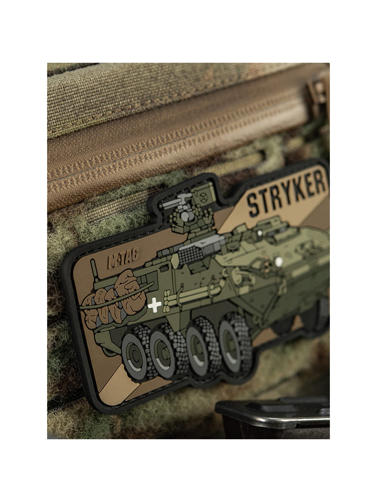 M-TAC Naszywka 3D M1126 Stryker 6,7 x 10,8 cm PVC oliwkowa