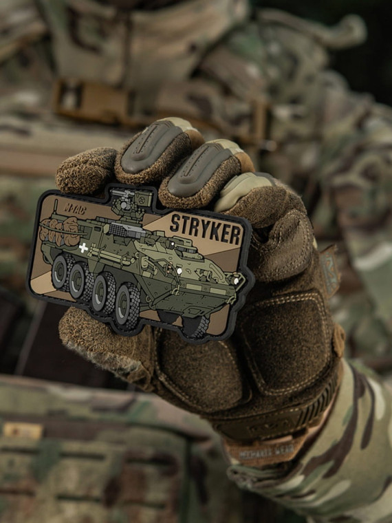 M-TAC Naszywka 3D M1126 Stryker 6,7 x 10,8 cm PVC oliwkowa