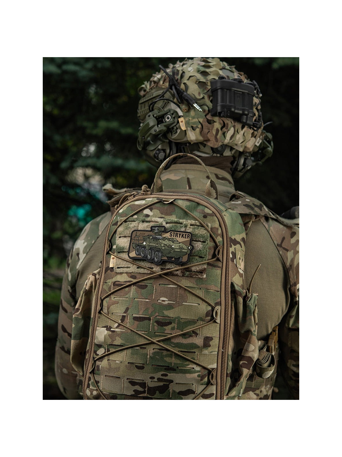M-TAC Naszywka 3D M1126 Stryker 6,7 x 10,8 cm PVC oliwkowa