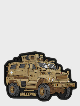 M-TAC Naszywka 3D MaxxPro M1224 7,2 x 10,6 cm PVC Coyote