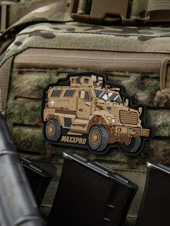 M-TAC Naszywka 3D MaxxPro M1224 7,2 x 10,6 cm PVC Coyote