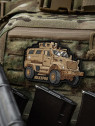 M-TAC Naszywka 3D MaxxPro M1224 7,2 x 10,6 cm PVC Coyote