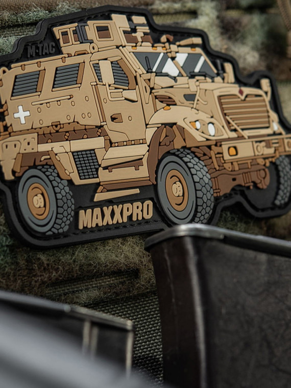 M-TAC Naszywka 3D MaxxPro M1224 7,2 x 10,6 cm PVC Coyote
