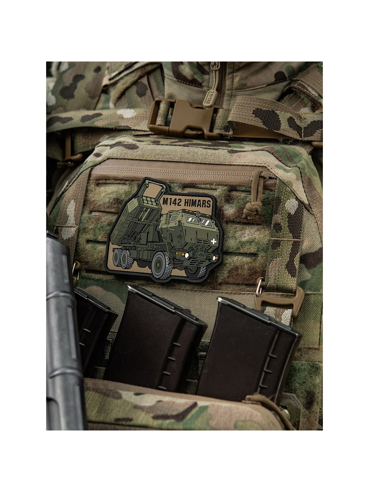 M-TAC Naszywka 3D M142 Himars 8,5 x 10 cm PVC Oliwkowa