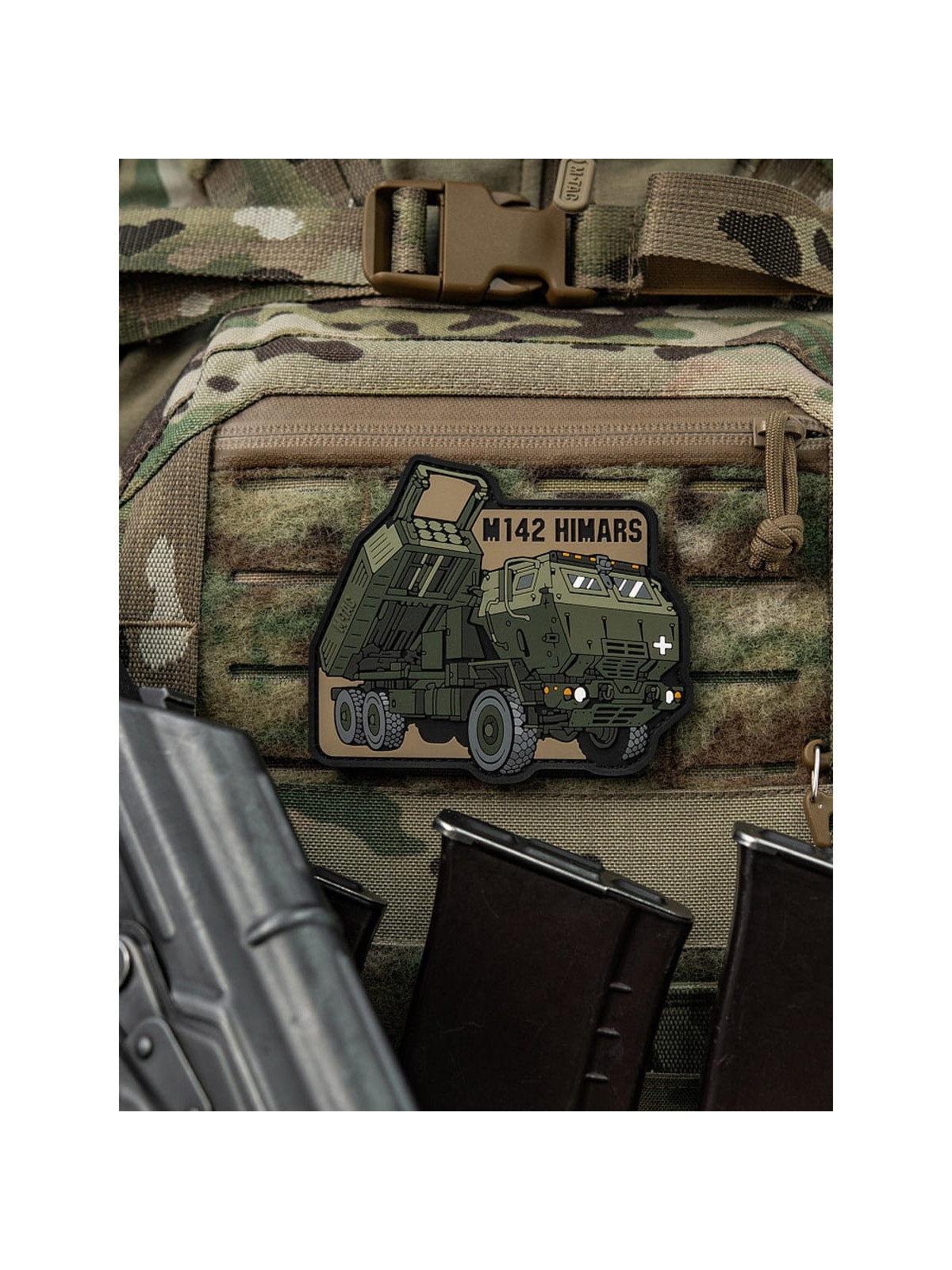 M-TAC Naszywka 3D M142 Himars 8,5 x 10 cm PVC Oliwkowa