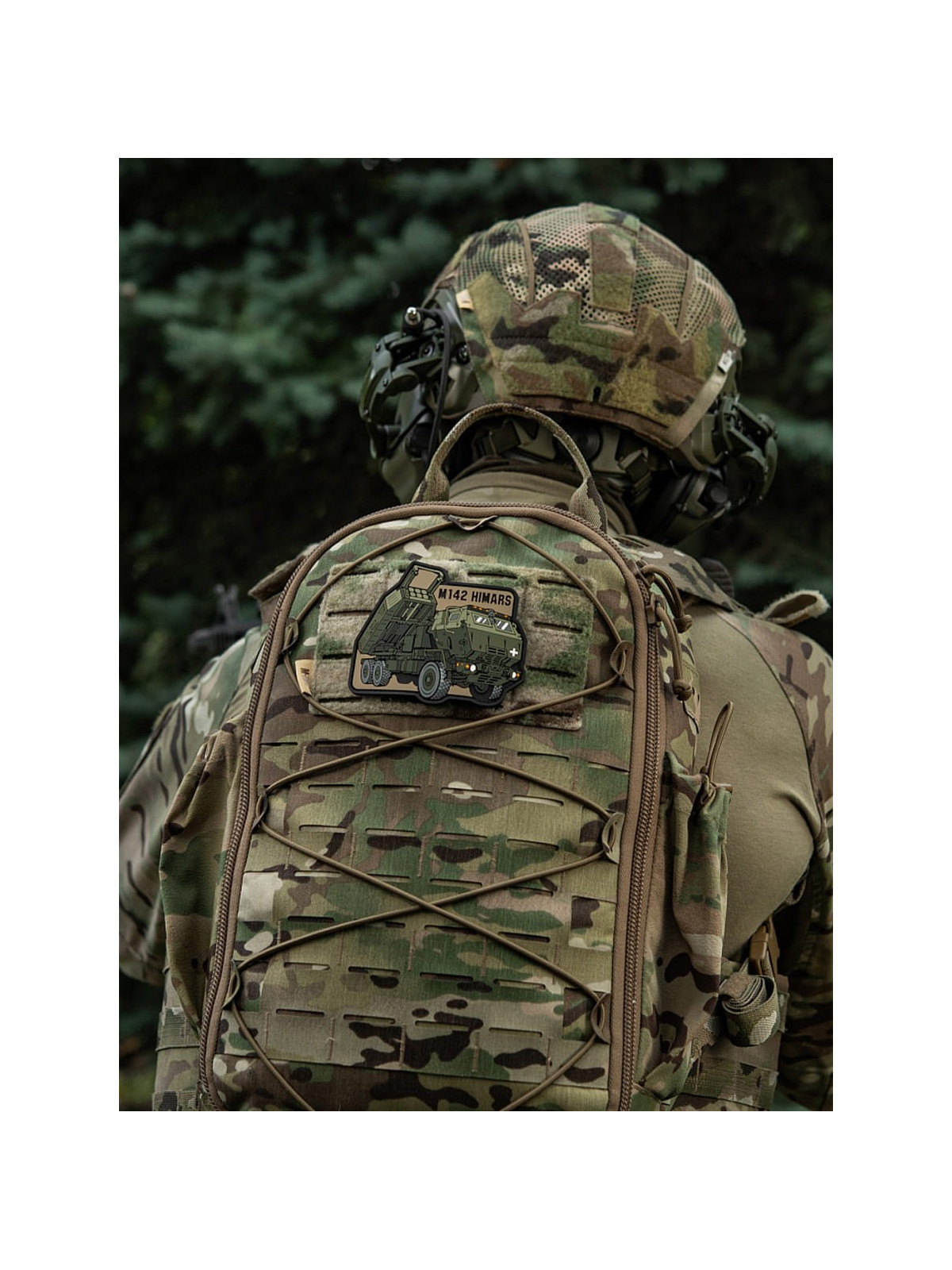 M-TAC Naszywka 3D M142 Himars 8,5 x 10 cm PVC Oliwkowa