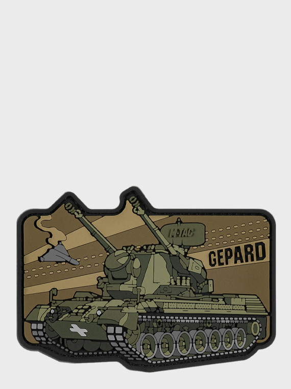M-TAC Naszywka 3D Gepard 7,2 x 10 cm PVC Oliwkowa