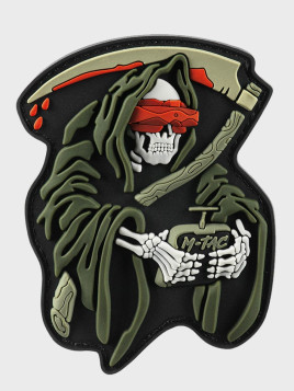 M-TAC Naszywka 3D FPV Operator Grim Reaper 9 x 6,5 cm PVC Oliwkowa