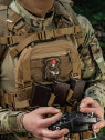 M-TAC Naszywka 3D FPV Operator Grim Reaper 9 x 6,5 cm PVC Coyote