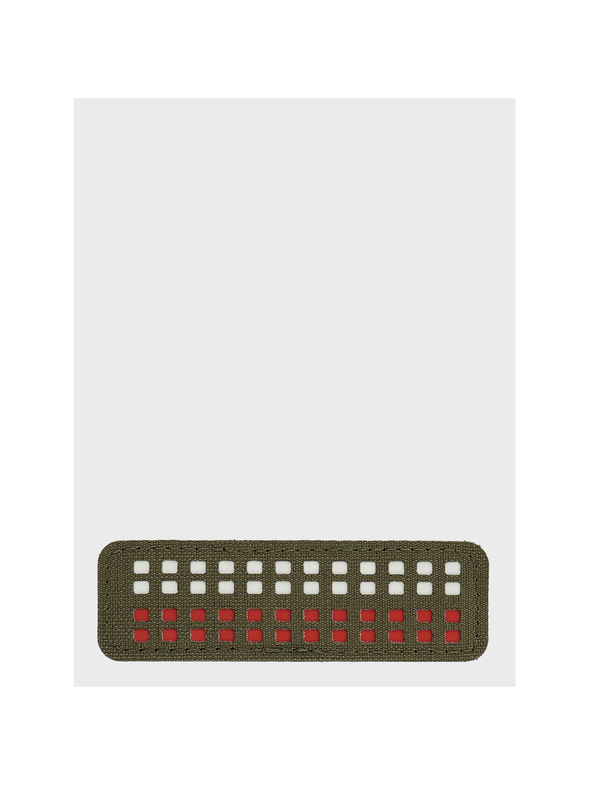 M-TAC Naszywka Flaga Polska Mini Kwadraty Laser Cut 25x80mm Oliwkowa
