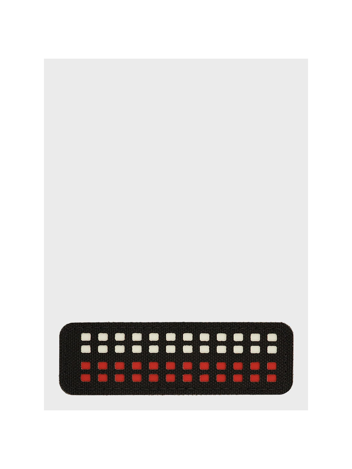 M-TAC Naszywka Flaga Polska Mini Kwadraty Laser Cut 25x80mm Czarna
