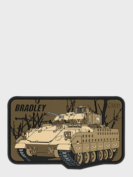 M-TAC Naszywka 3D Bradley 6,5 x 10,5 cm PVC Coyote