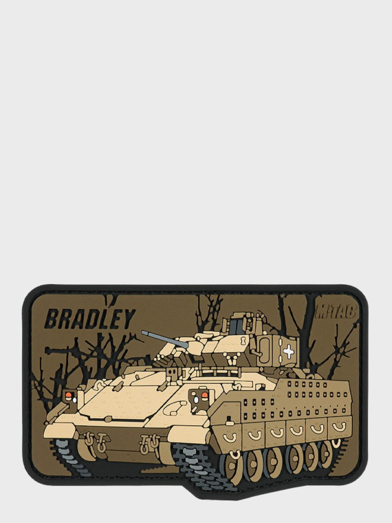 M-TAC Naszywka 3D Bradley 6,5 x 10,5 cm PVC Coyote