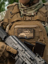 M-TAC Naszywka 3D Bradley 6,5 x 10,5 cm PVC Coyote