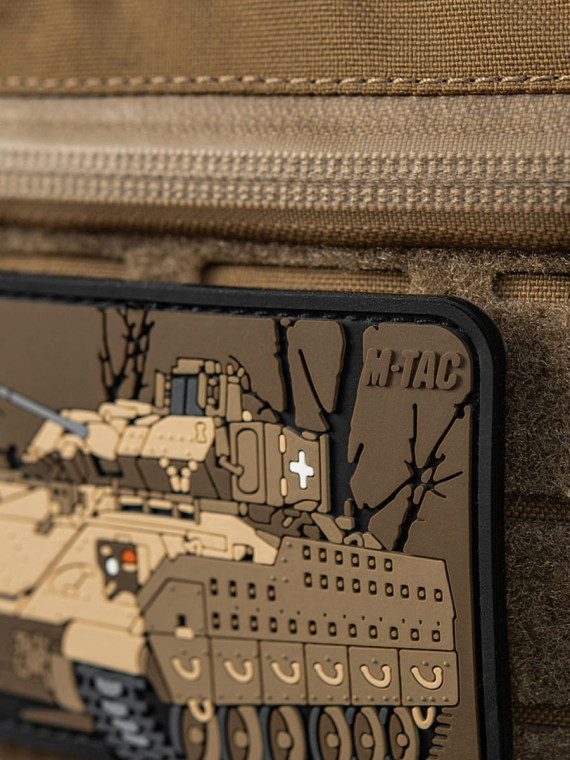 M-TAC Naszywka 3D Bradley 6,5 x 10,5 cm PVC Coyote