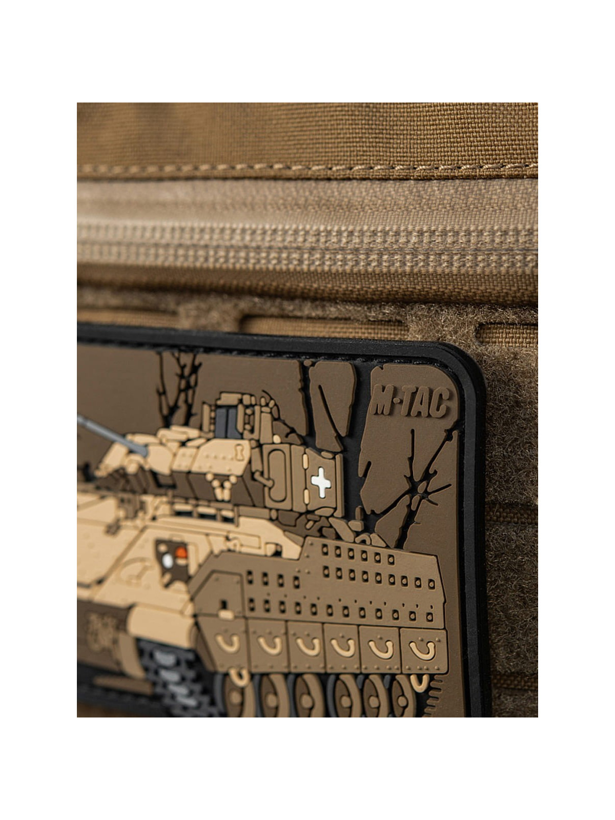 M-TAC Naszywka 3D Bradley 6,5 x 10,5 cm PVC Coyote