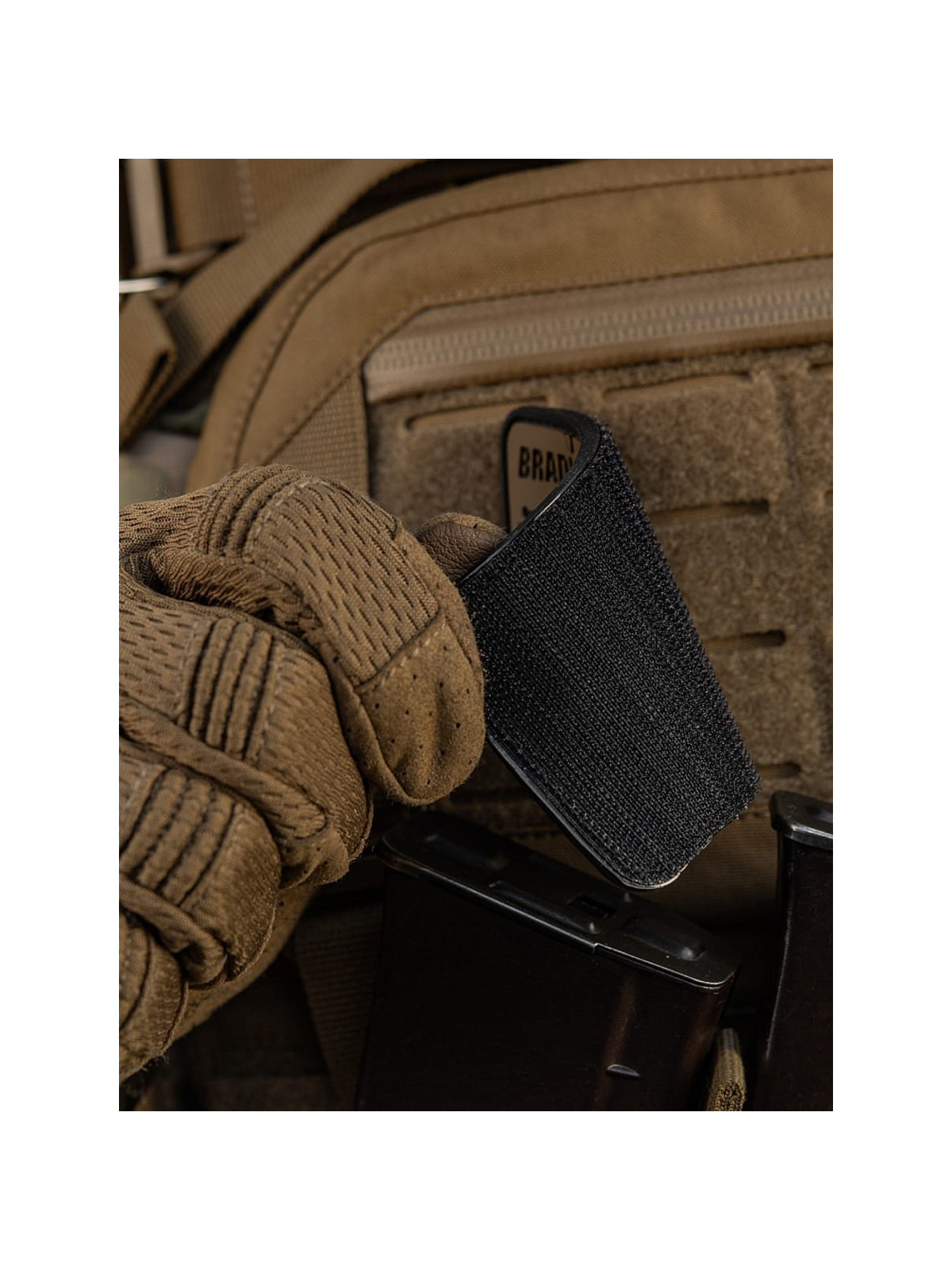 M-TAC Naszywka 3D Bradley 6,5 x 10,5 cm PVC Coyote