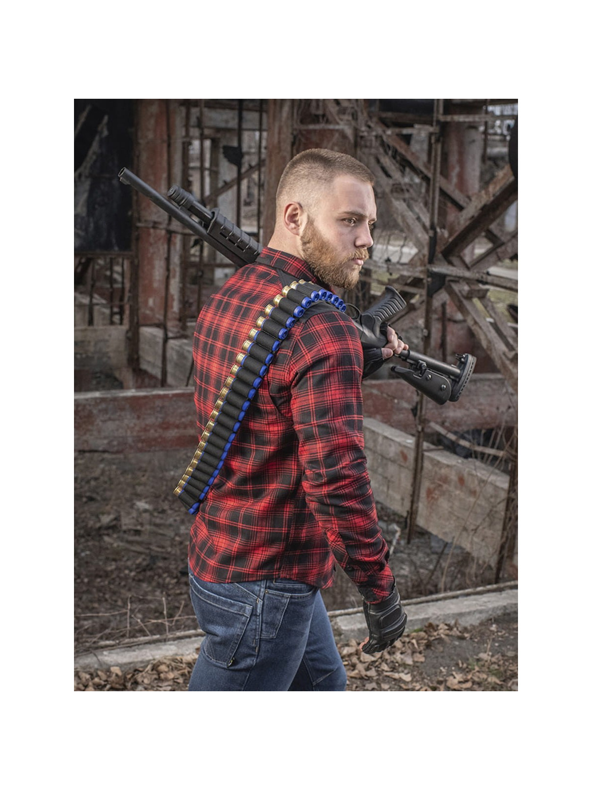 M-TAC Pas na naboje ładownica na 55 nabojów Bandolier Elite 12/16 Gauge