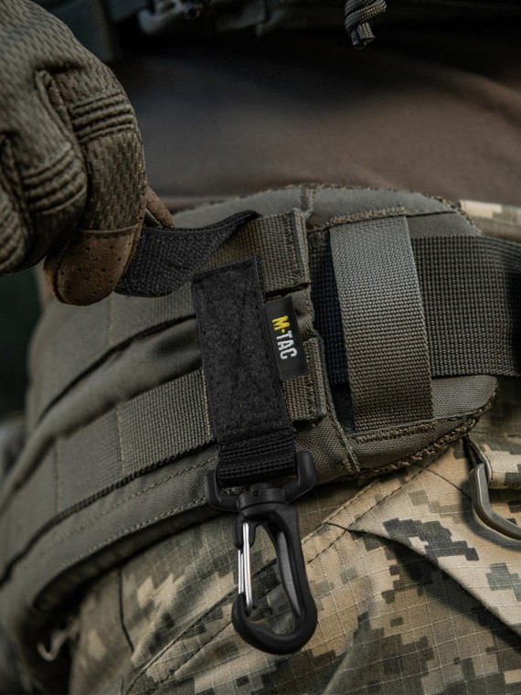 M-TAC TROK Z KARABIŃCZYKIEM MOLLE CZARNY