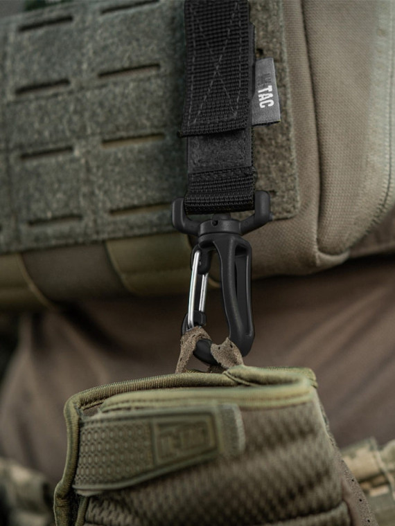 M-TAC TROK Z KARABIŃCZYKIEM MOLLE CZARNY