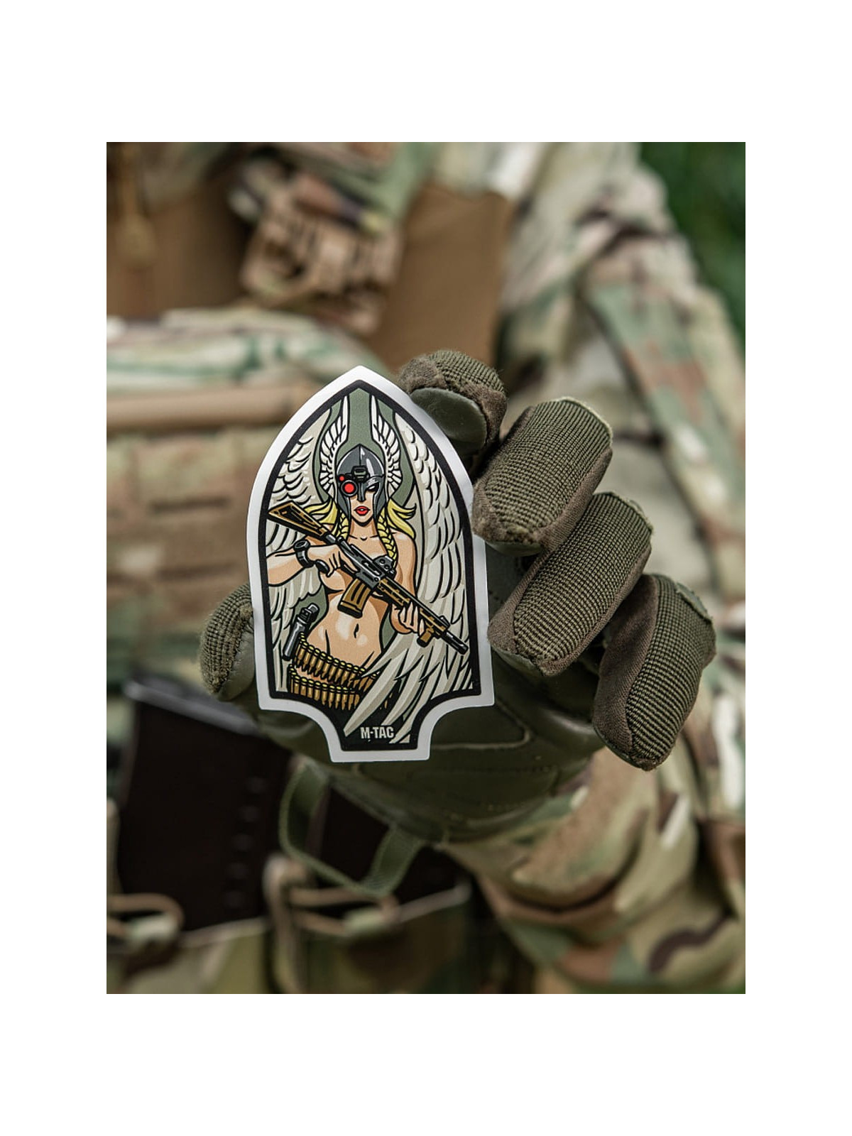 M-TAC Naklejka Valkyrie Czarna