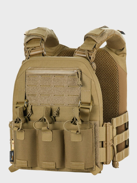 M-TAC Kamizelka taktyczna Plate Carrier Cuirass FAST Elite MOLLE velcro coyote