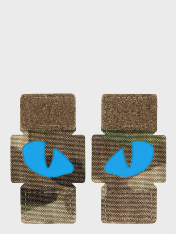 M-TAC Naszywka Tiger Eyes LC PARA Multicam - Oczy Niebieskie