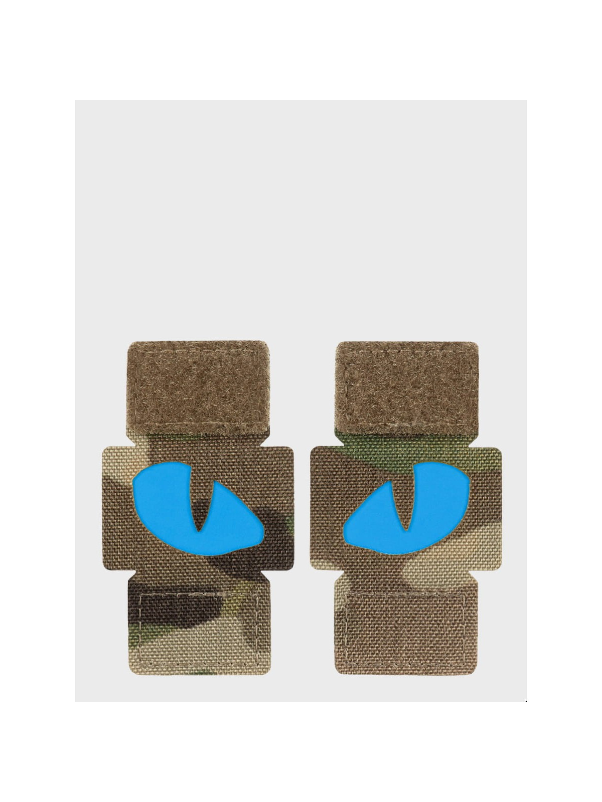 M-TAC Naszywka Tiger Eyes LC PARA Multicam - Oczy Niebieskie