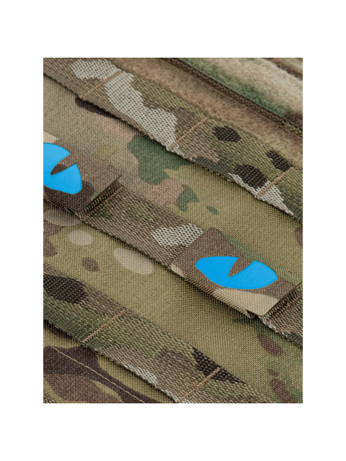 M-TAC Naszywka Tiger Eyes LC PARA Multicam - Oczy Niebieskie