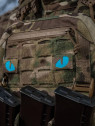M-TAC Naszywka Tiger Eyes LC PARA Multicam - Oczy Niebieskie