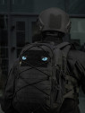 M-TAC Naszywka Tiger Eyes LC PARA Czarna - Oczy Niebieskie