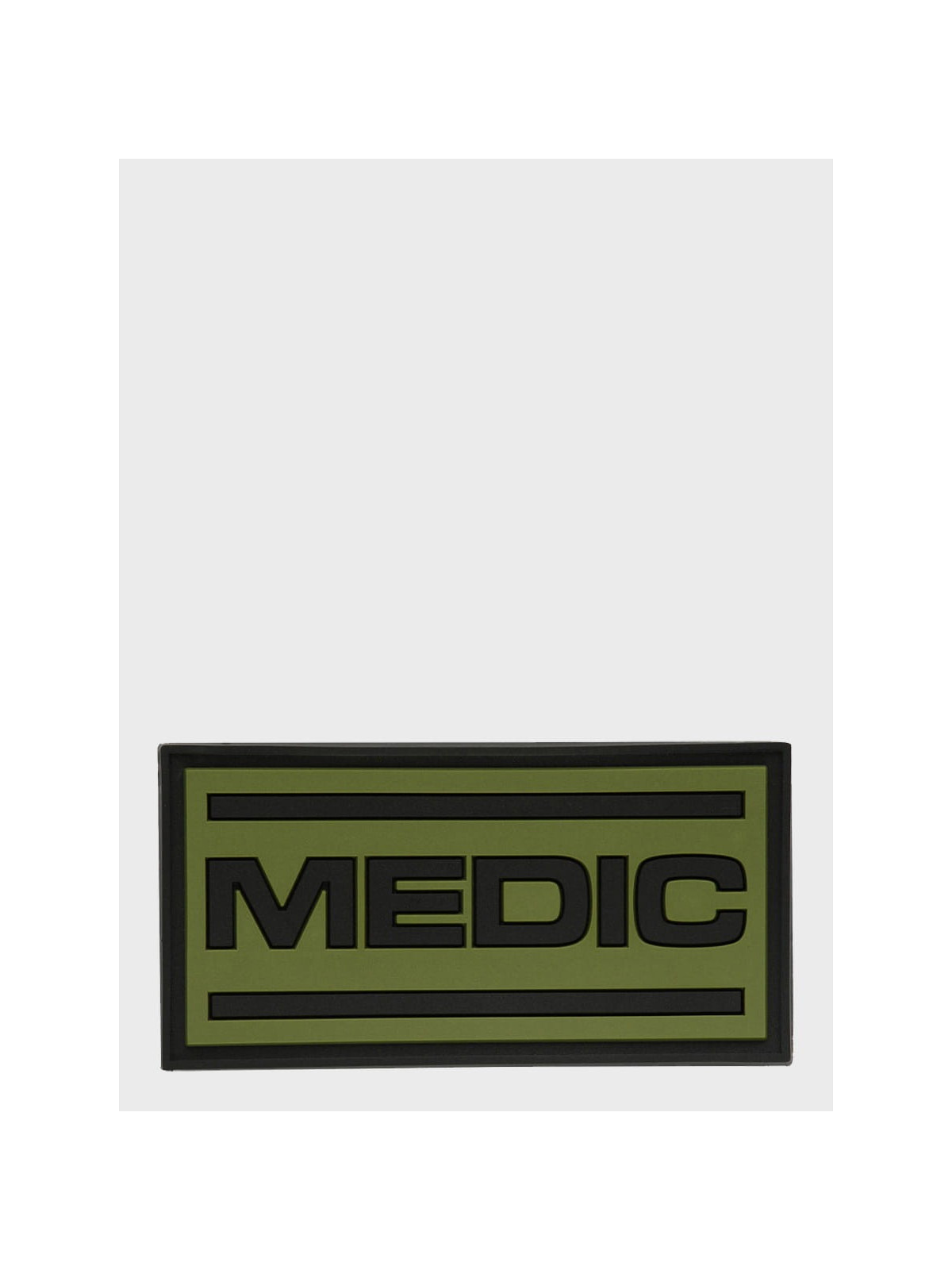 M-TAC Naszywka 3D Medic PVC 7 x 3,5 cm Czarno-oliwkowa