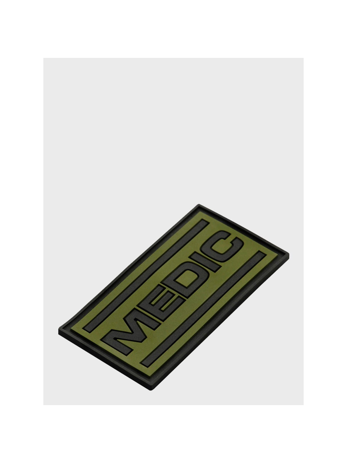 M-TAC Naszywka 3D Medic PVC 7 x 3,5 cm Czarno-oliwkowa