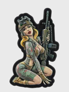 M-TAC Naszywka Tactital Girl Nr5 Yakuza PVC 8,7 x 5 cm