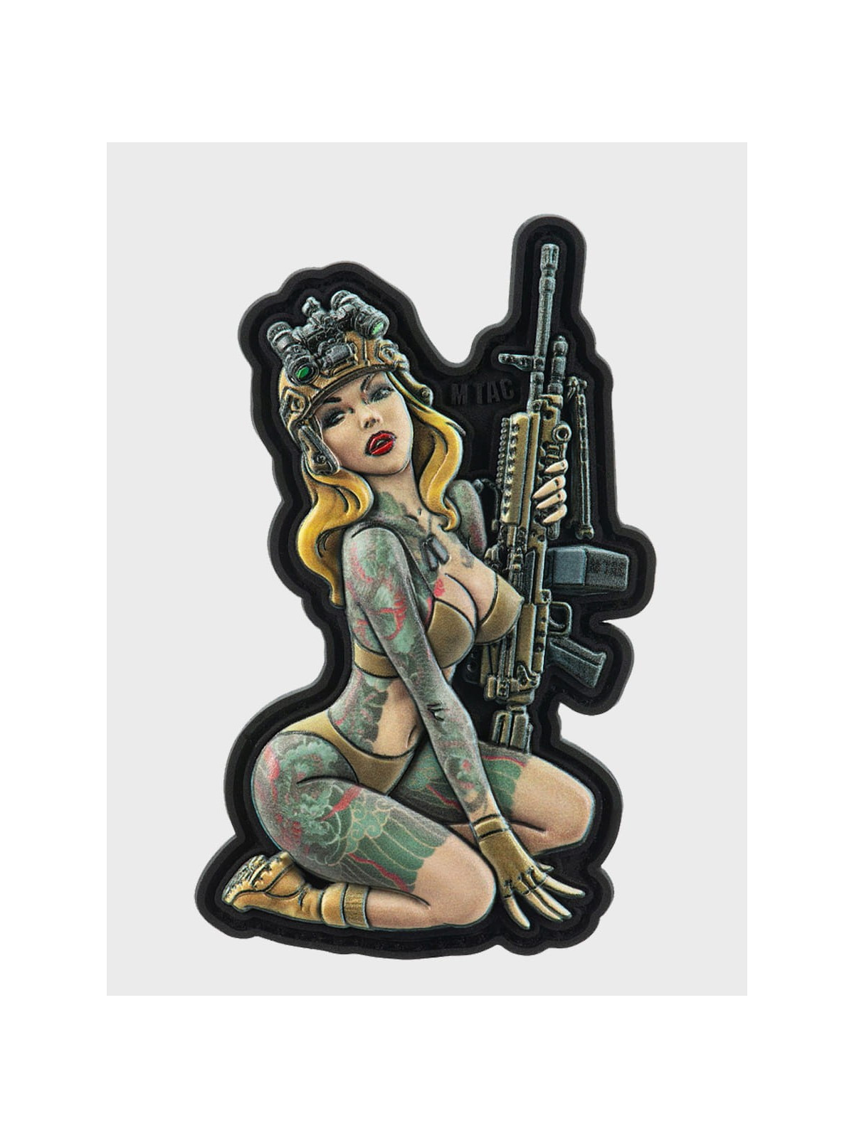 M-TAC Naszywka Tactital Girl Nr5 Yakuza PVC 8,7 x 5 cm