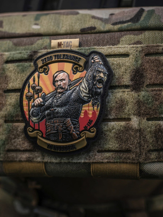 M-TAC Naszywka Zero Tolerance 1 PVC 9,7x8,7 cm Coyote